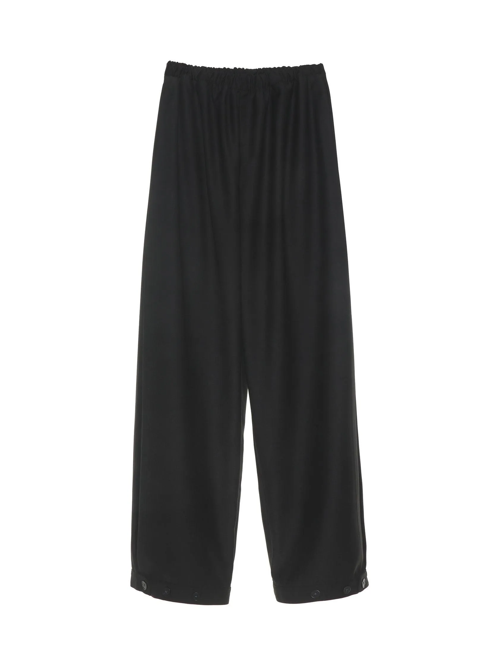 Adjustable High-Waisted Trousers With Wide Buckle