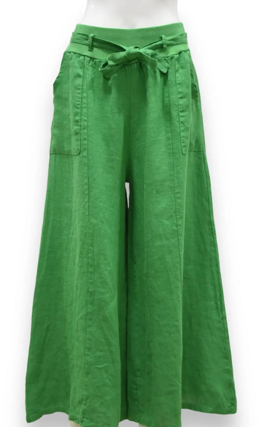 Amy Wide Leg Linen Trouser