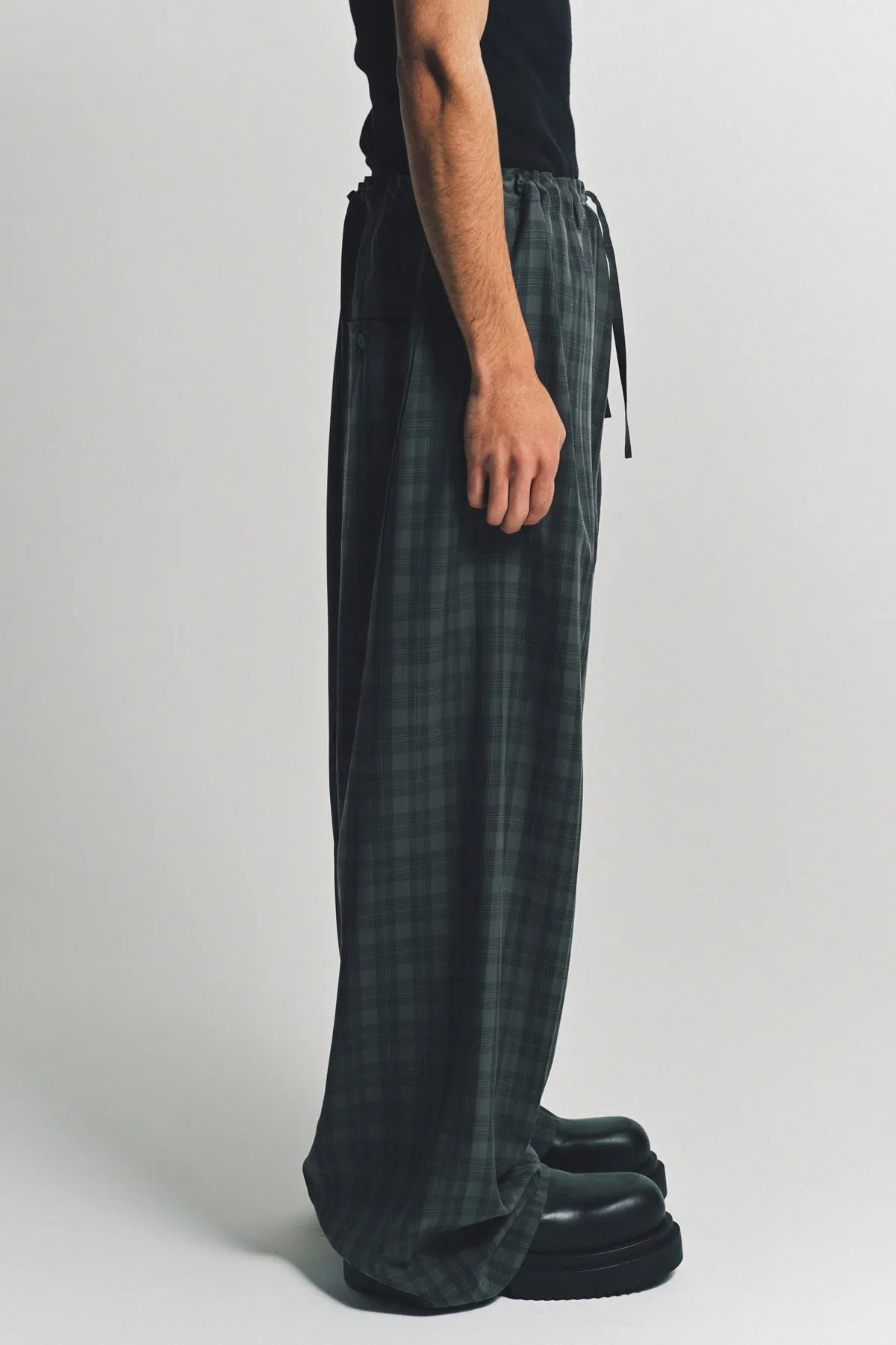 BALENCIAGA | CHECKED TAILORED PANTS