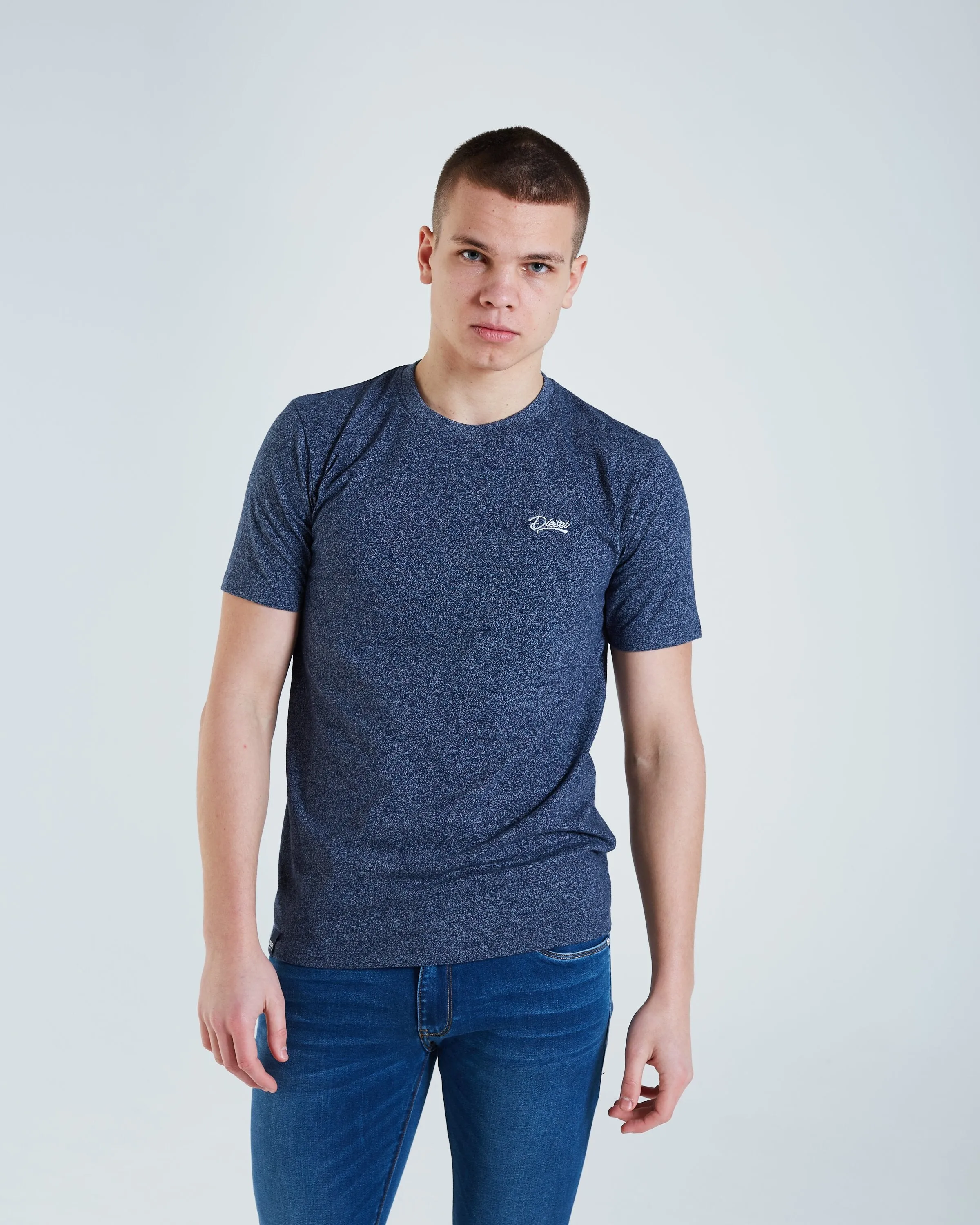 Basic Matt O Neck Tee Insignia Blue