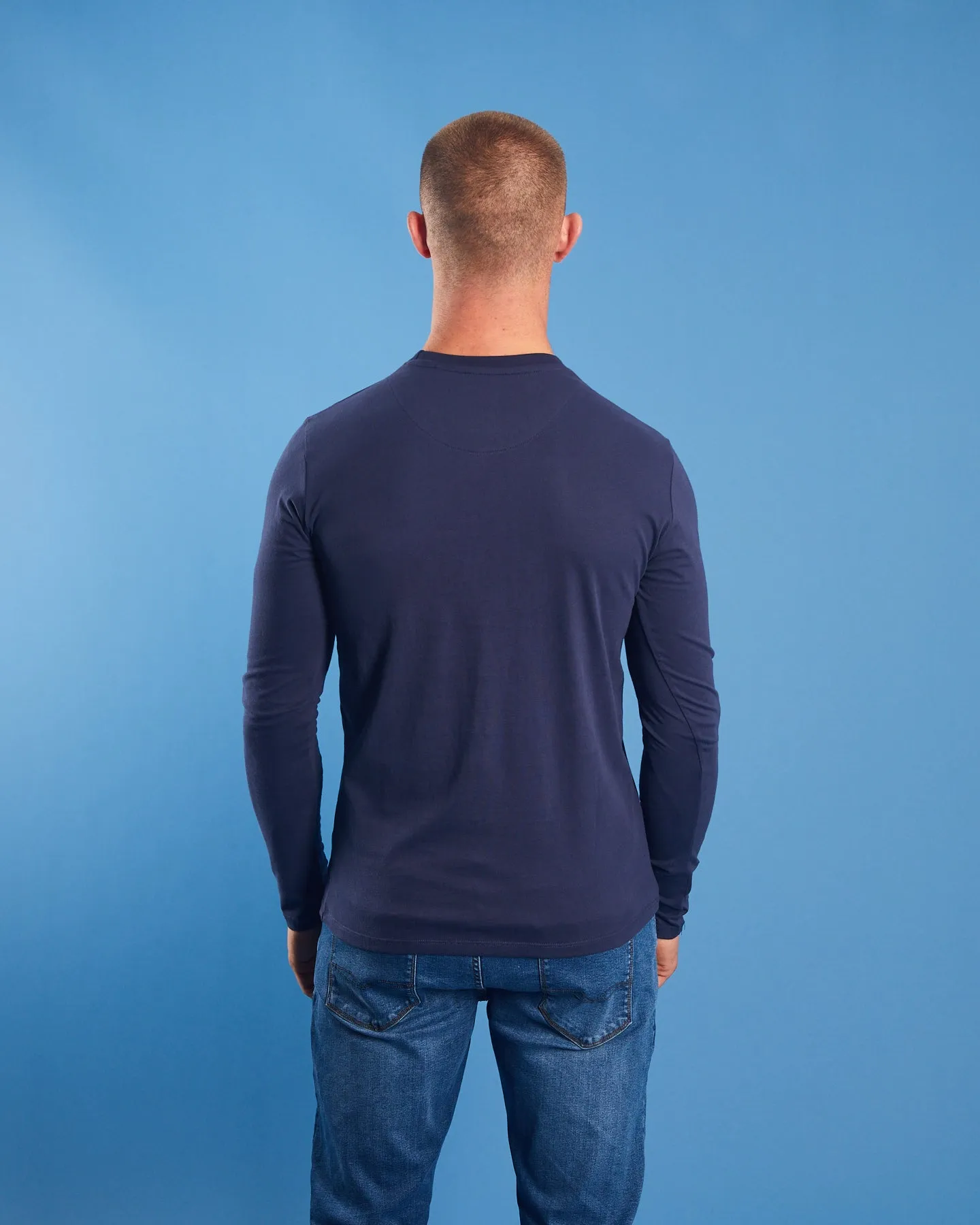 Basic Nilo L/S Tee Navy Iris