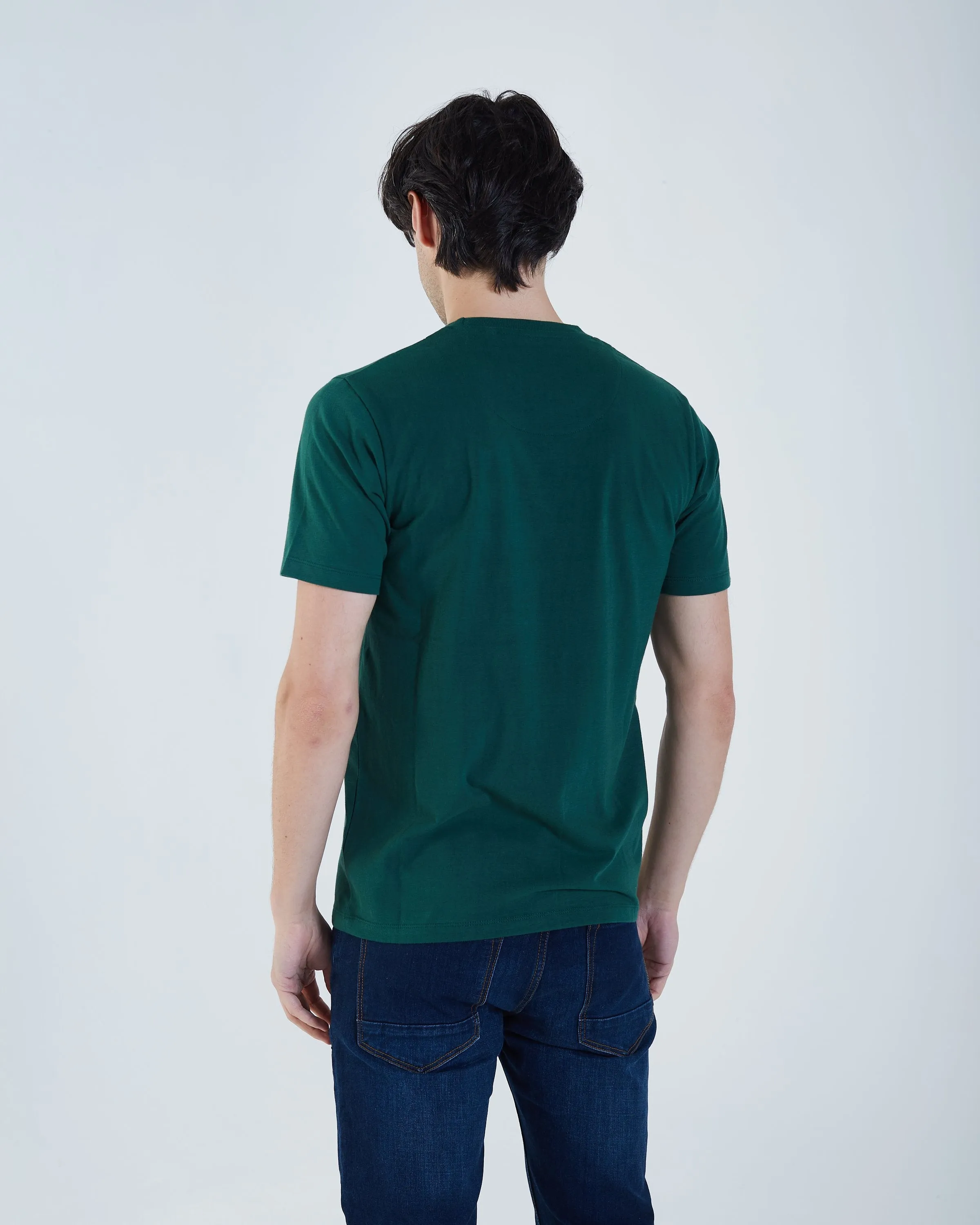 Basic Scott O Neck Nordic Green