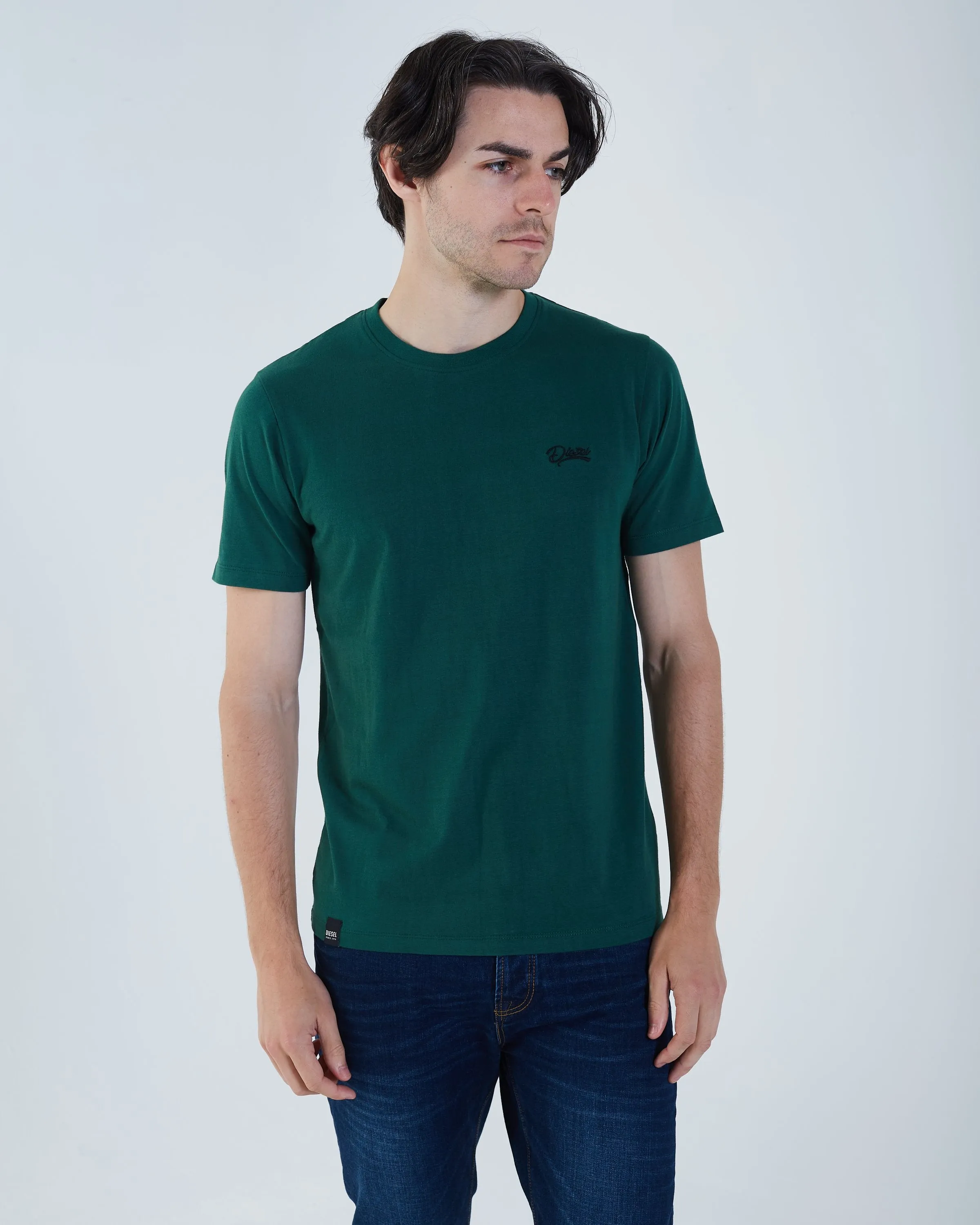 Basic Scott O Neck Nordic Green