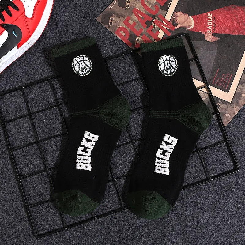 Basketball NBA badge logo sports socks