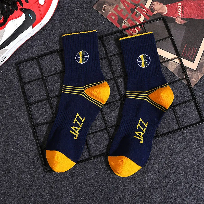 Basketball NBA badge logo sports socks