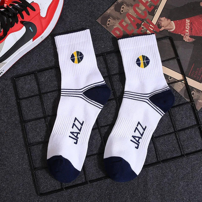 Basketball NBA badge logo sports socks