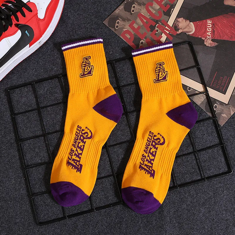 Basketball NBA badge logo sports socks