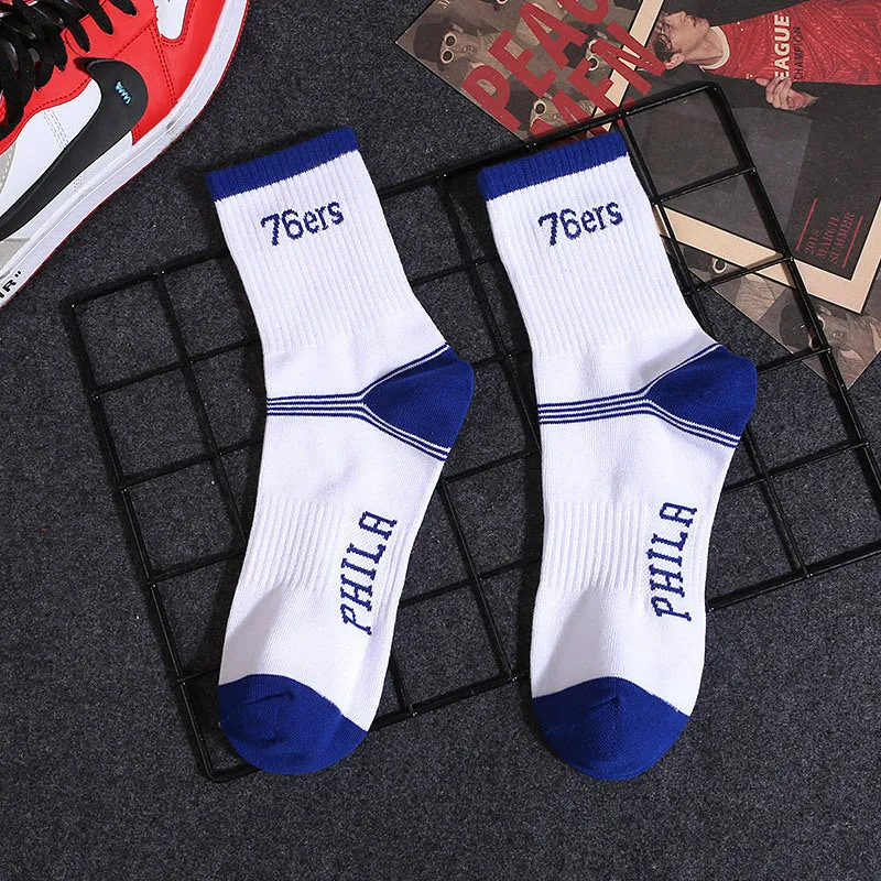 Basketball NBA badge logo sports socks