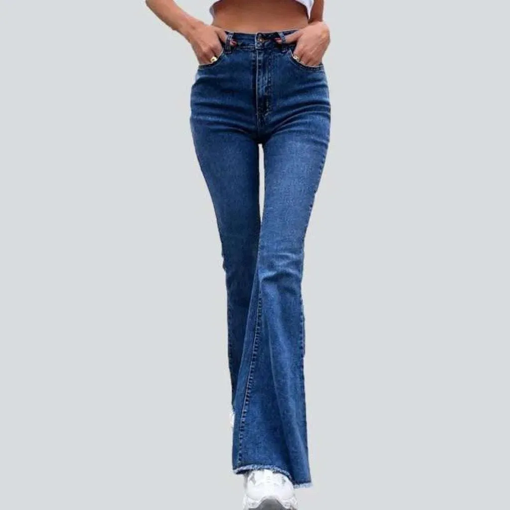 Boot-cut jeans for women