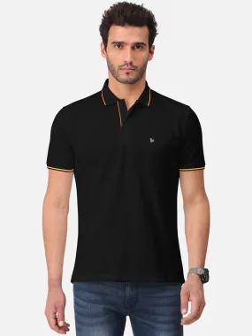 BULLMER Solid Half Sleeve Collar Neck / Polo Tshirts for Men