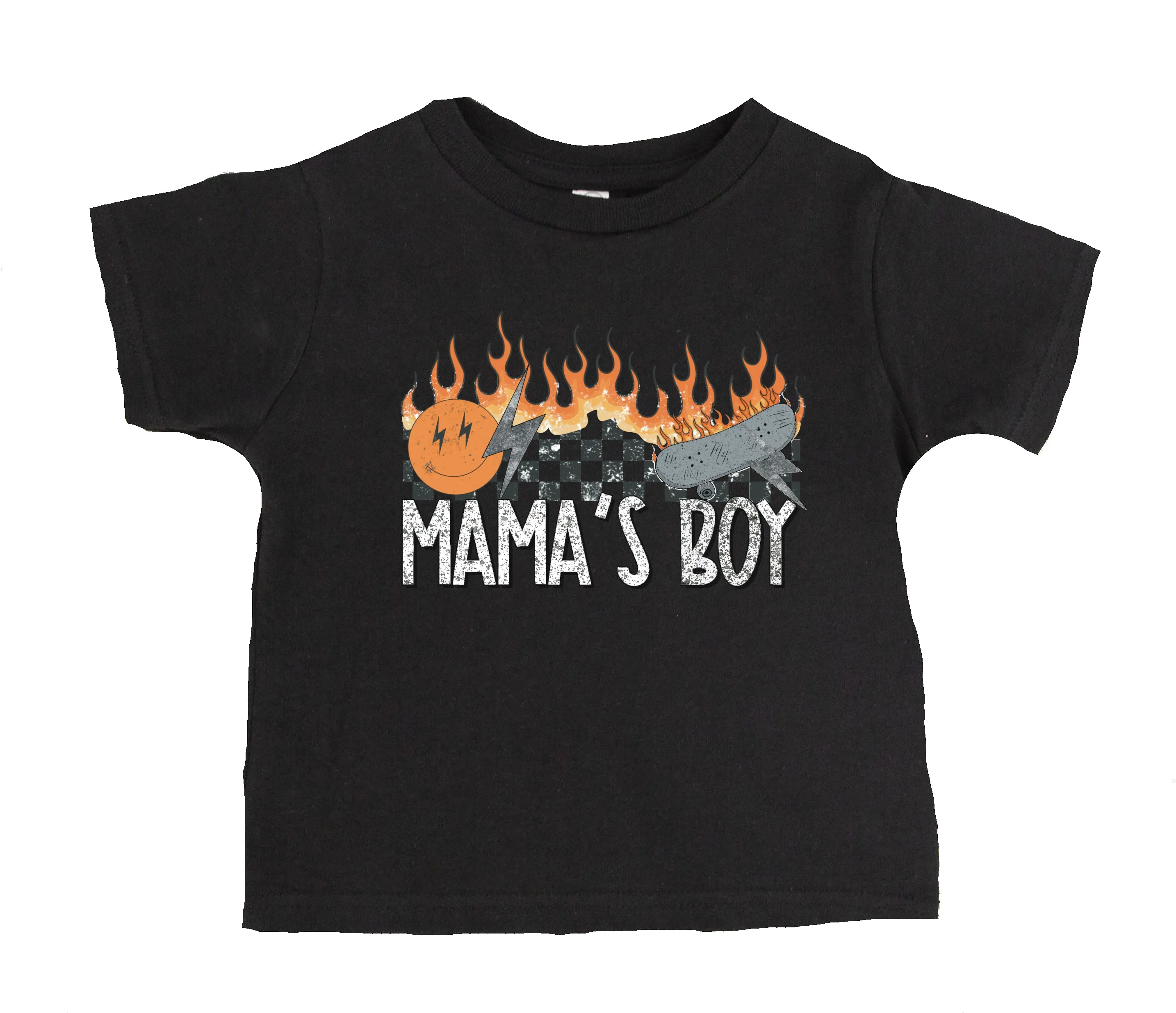 Checkered Mama's Boy T-Shirt