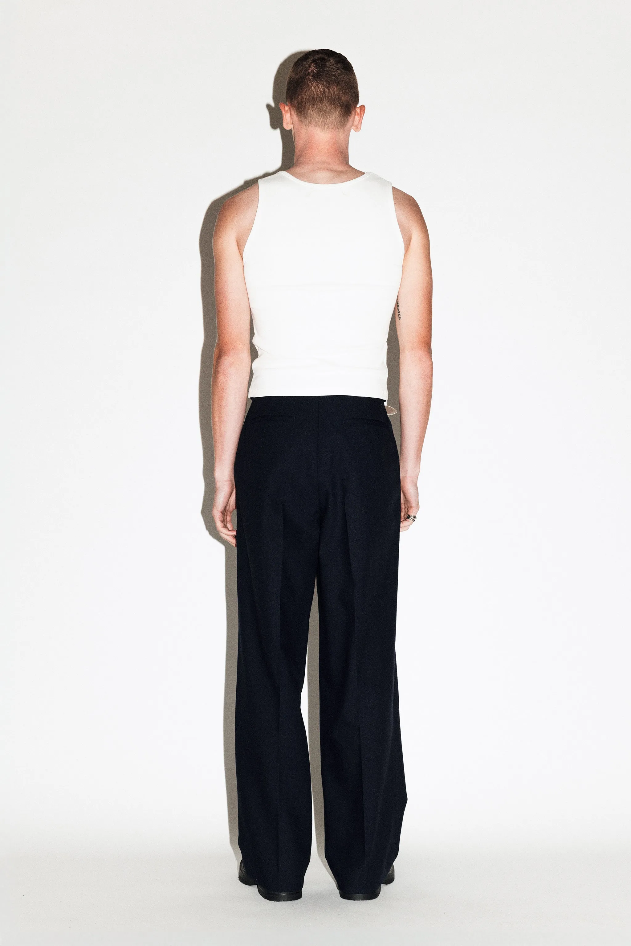 Cove Wide-Leg Trouser  |  Navy