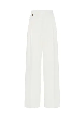 Crepe Wide Leg Trouser