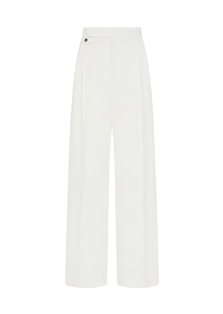 Crepe Wide Leg Trouser