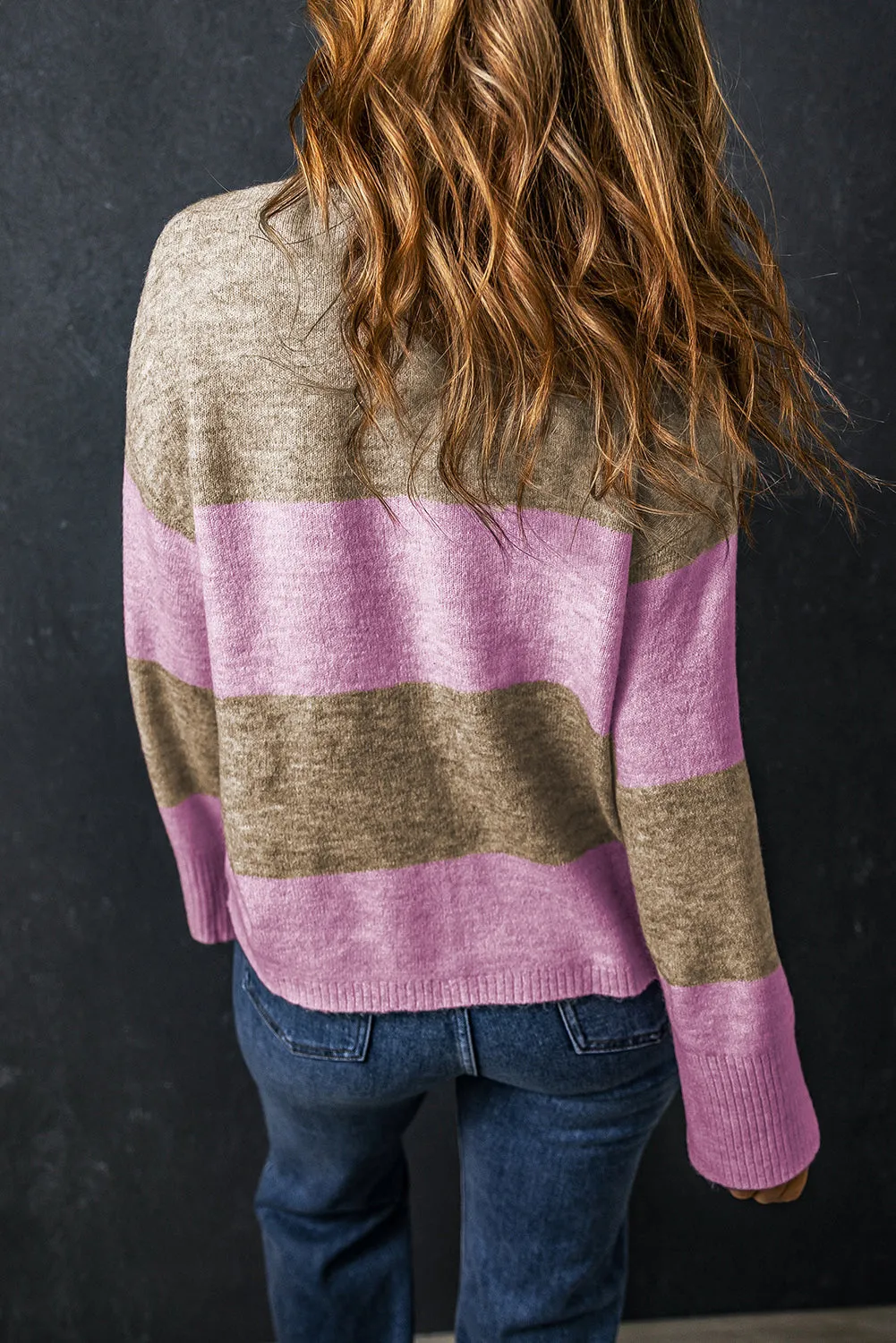 Crew Neck Wide Sleeve Sweater