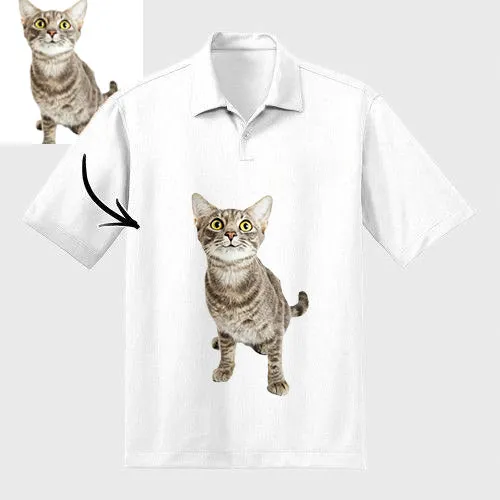 Custom Polo Shirts with Picture Collared Shirts for Men and Women