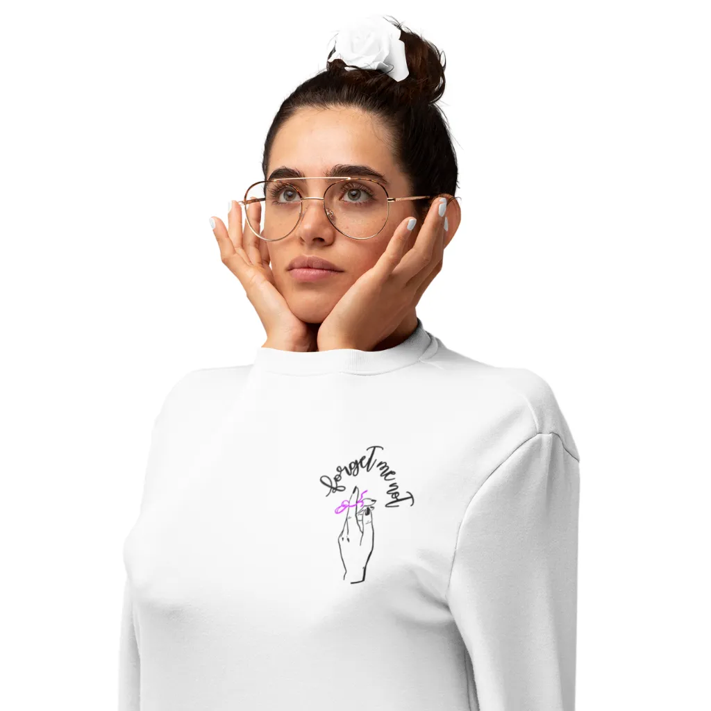 Female Crewneck Sweatshirt - Forget me (k)Not