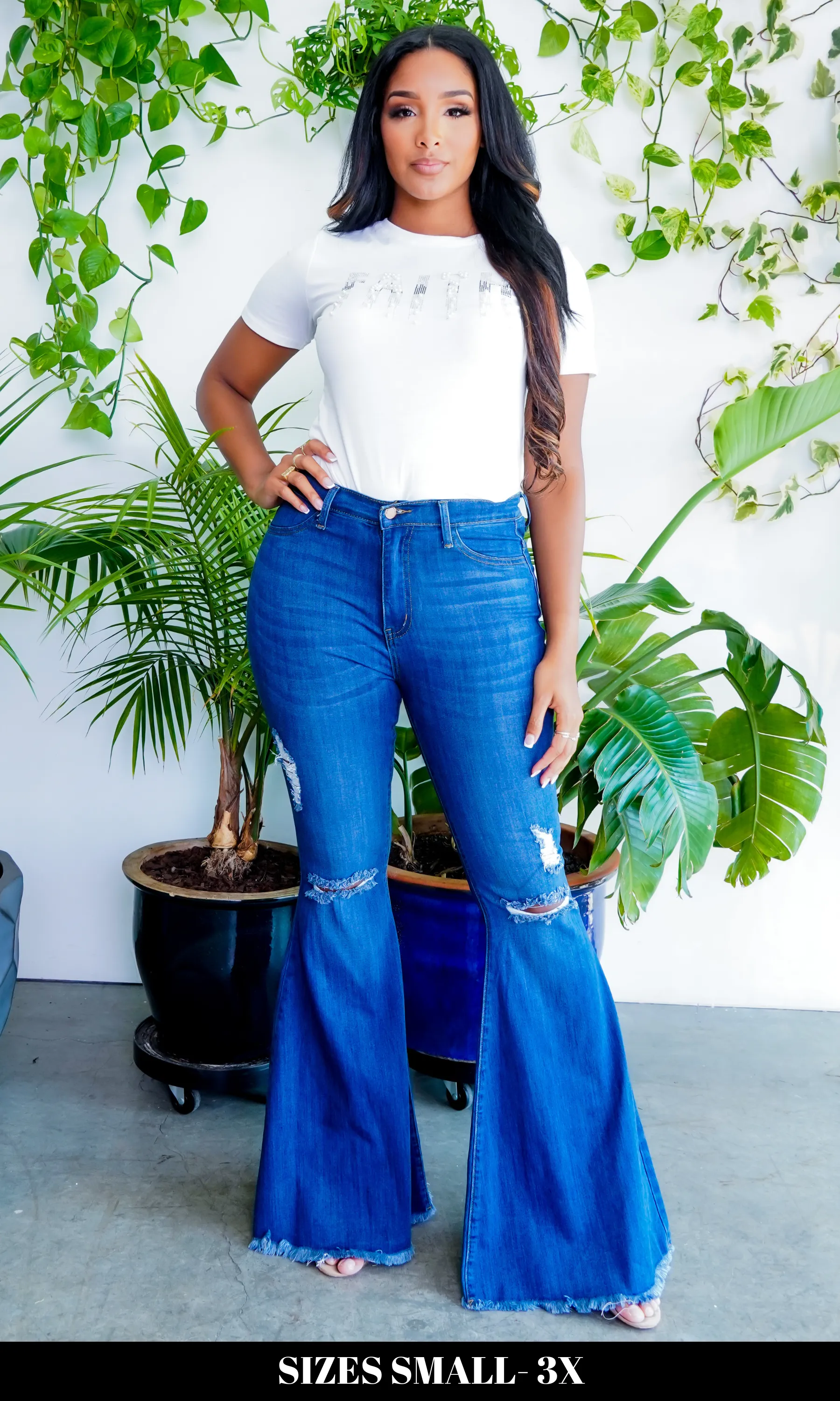 Flare Jeans | High Waisted Denim Jeans