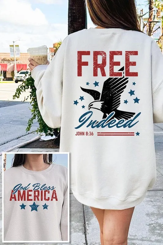 Free Indeed Graphic Fleece Sweatshirts