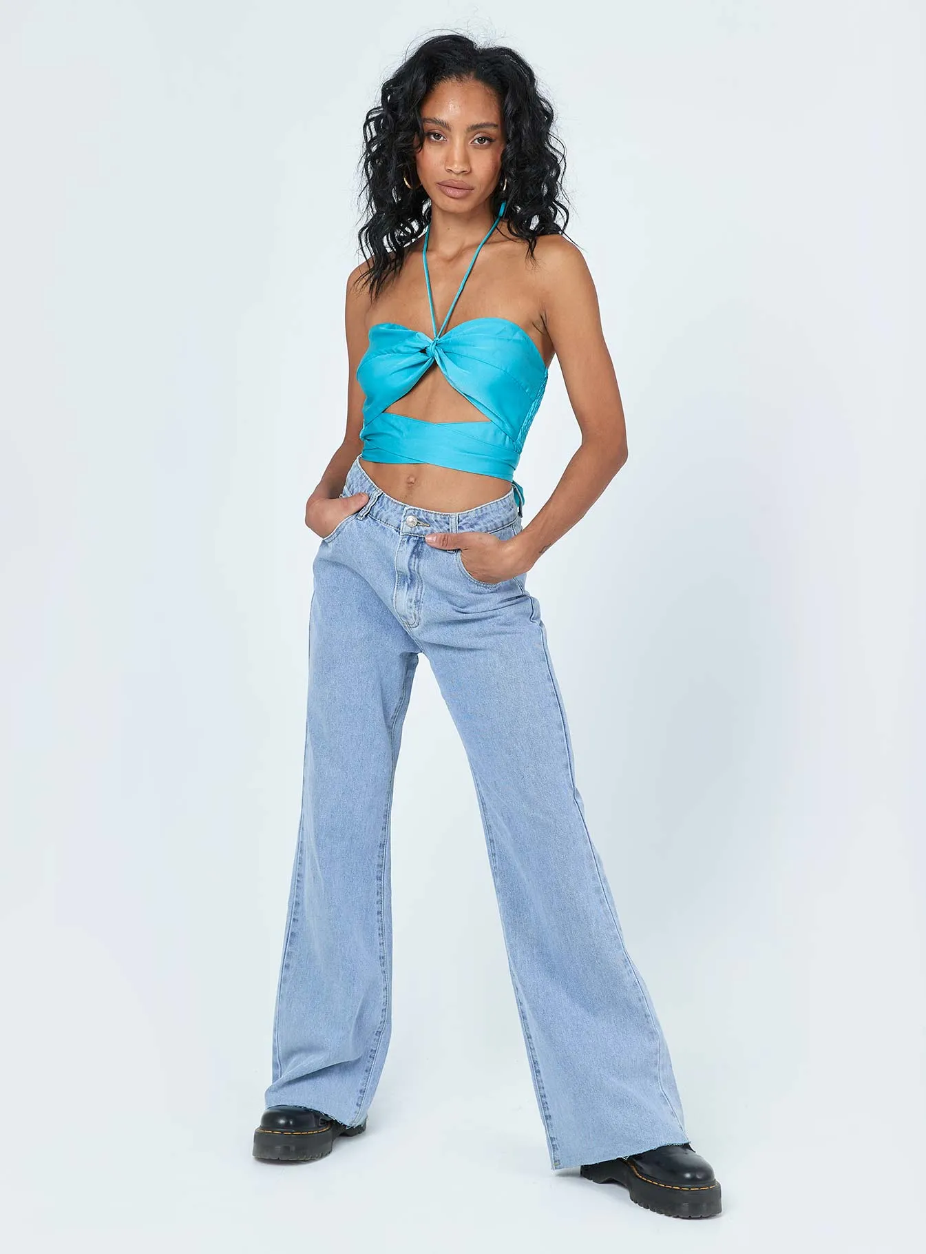 Hallstatt Wide Leg Denim Jeans