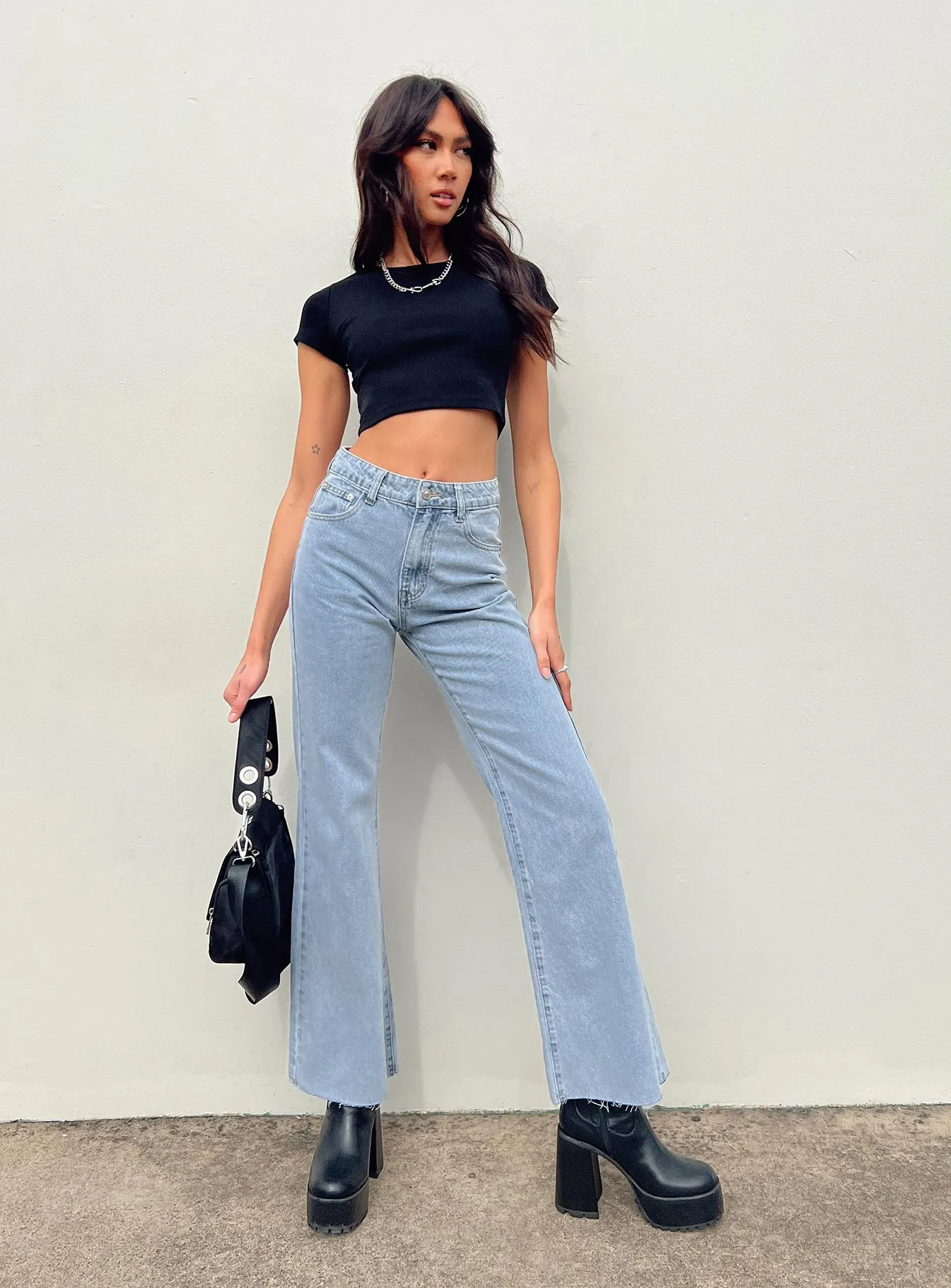 Hallstatt Wide Leg Denim Jeans