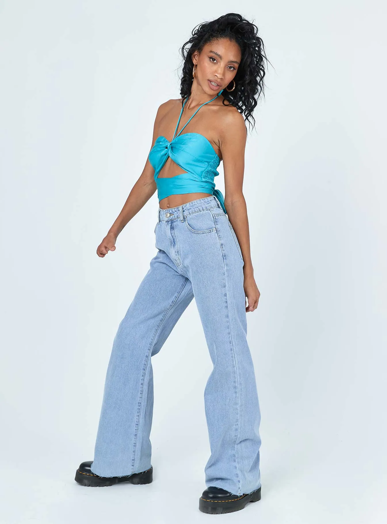 Hallstatt Wide Leg Denim Jeans