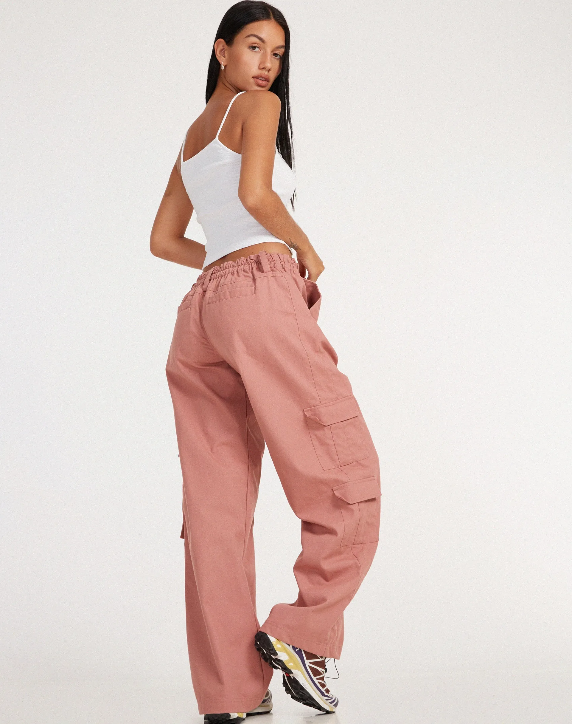 Hansa Cargo Trouser in Dusty Rose