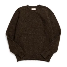 Jamieson's For Clutch Cafe Brushed Shetland Sweater Earth