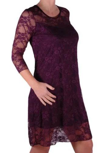 Jolene Floral Lace Plus Size Dress