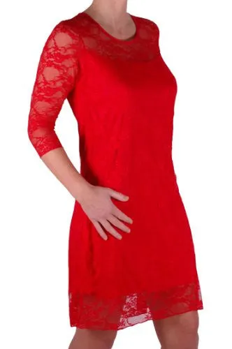 Jolene Floral Lace Plus Size Dress