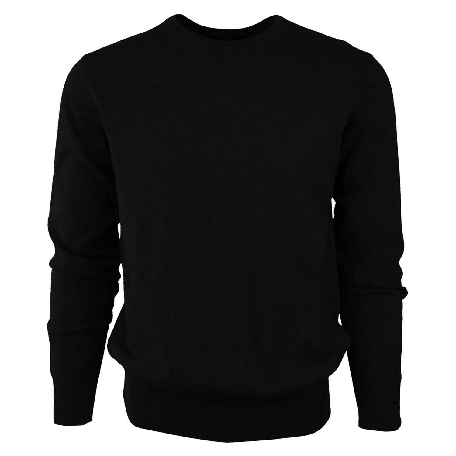 Men's Solid Crew Neck Sweater 19452