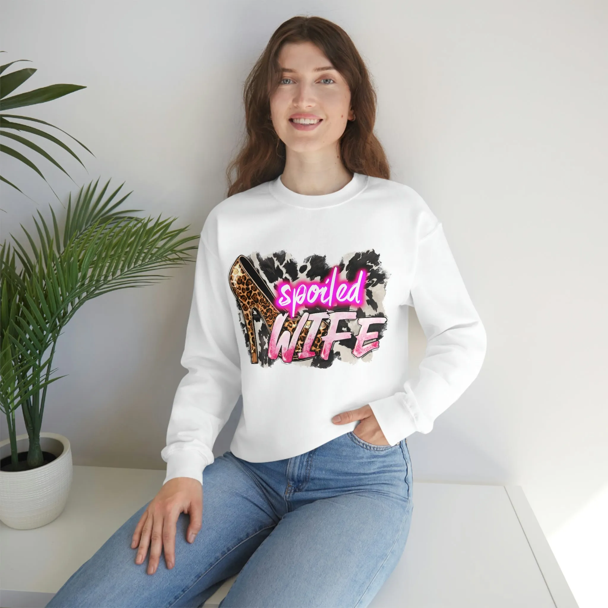 My Wife Is Spoiled Unisex Heavy Blend™ Crewneck Sweatshirt