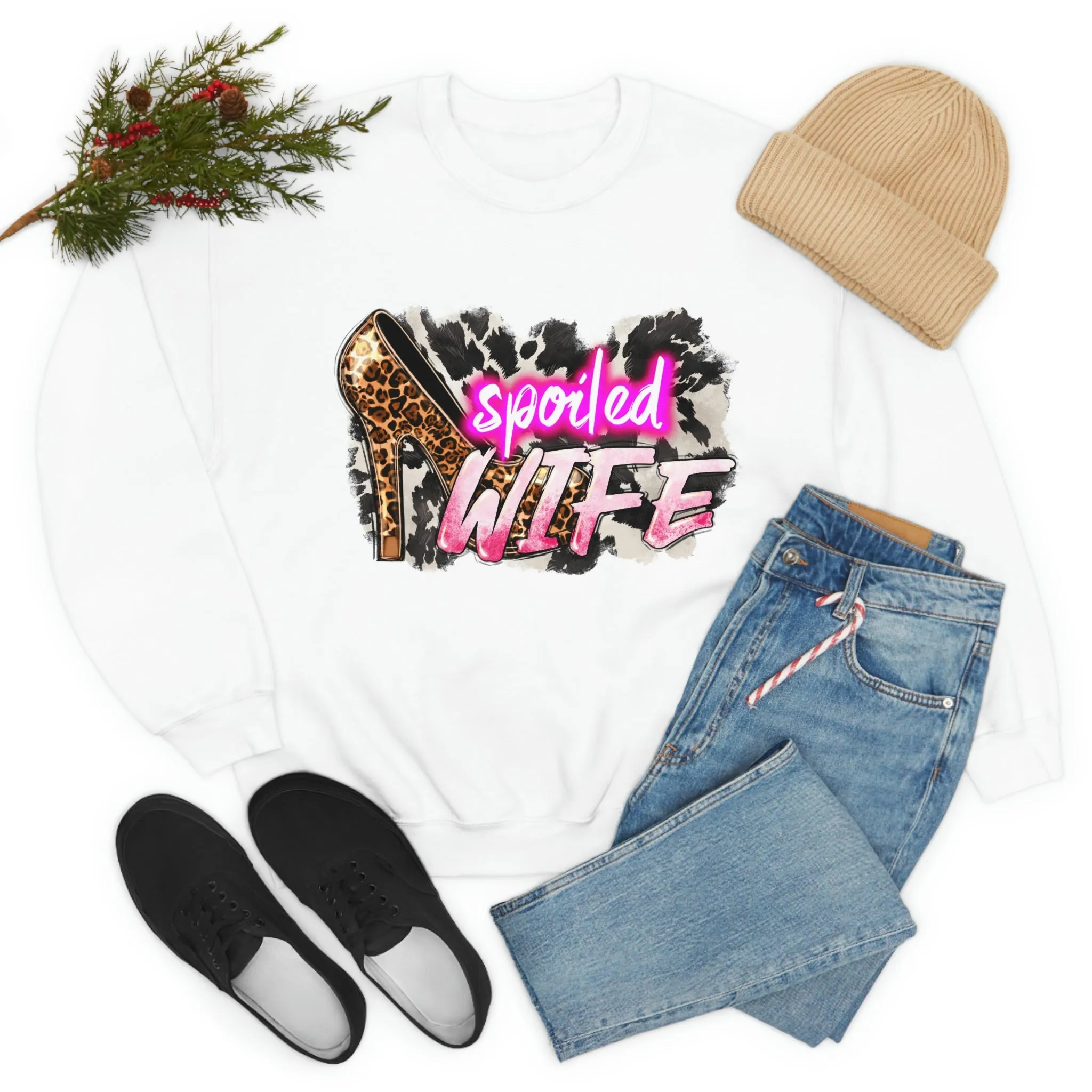 My Wife Is Spoiled Unisex Heavy Blend™ Crewneck Sweatshirt