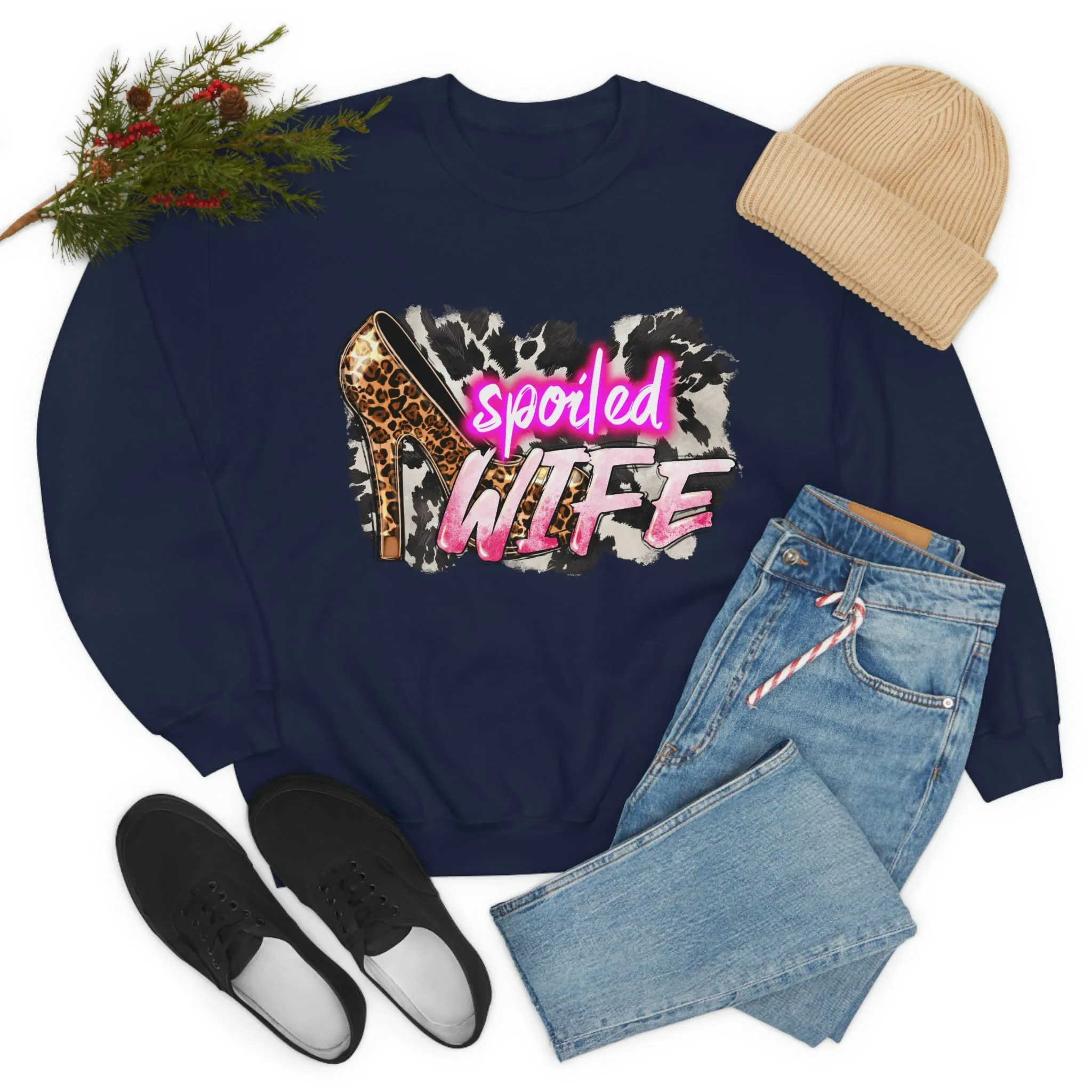 My Wife Is Spoiled Unisex Heavy Blend™ Crewneck Sweatshirt