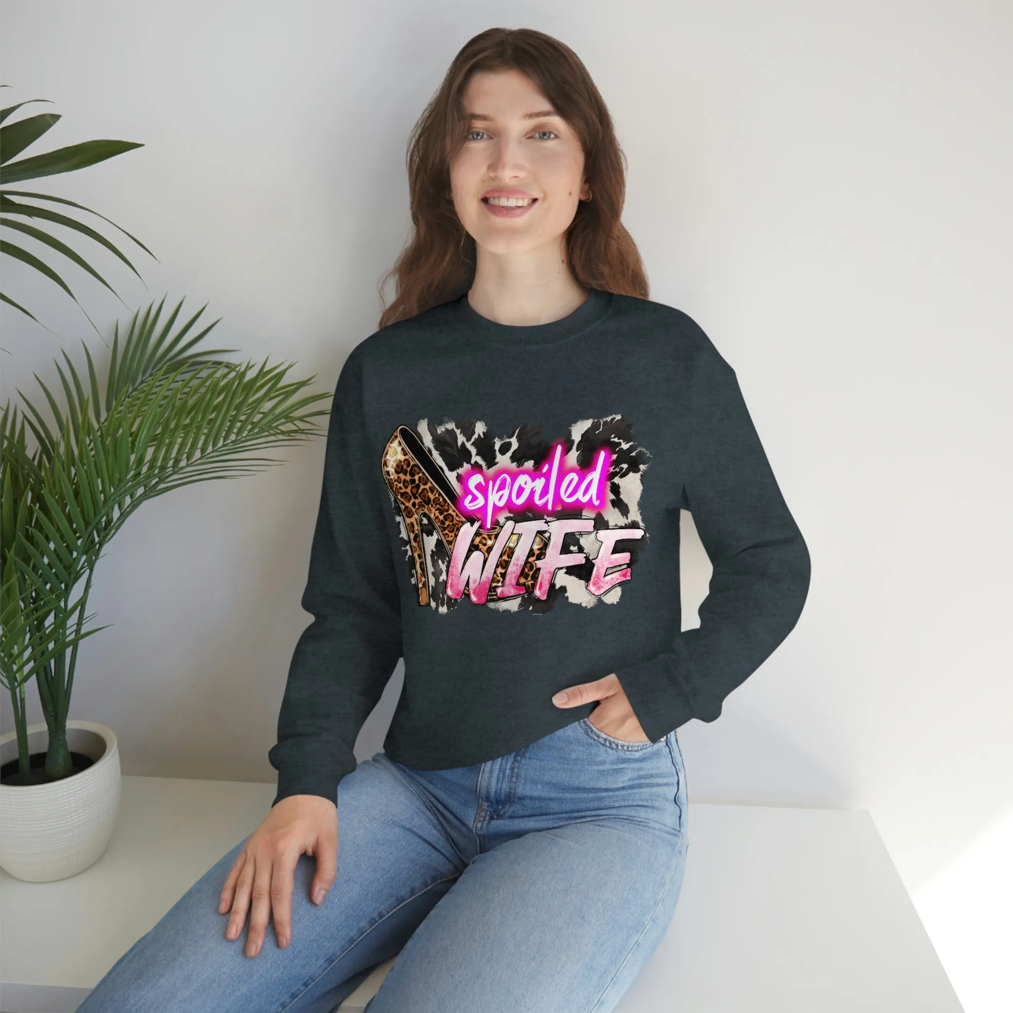 My Wife Is Spoiled Unisex Heavy Blend™ Crewneck Sweatshirt