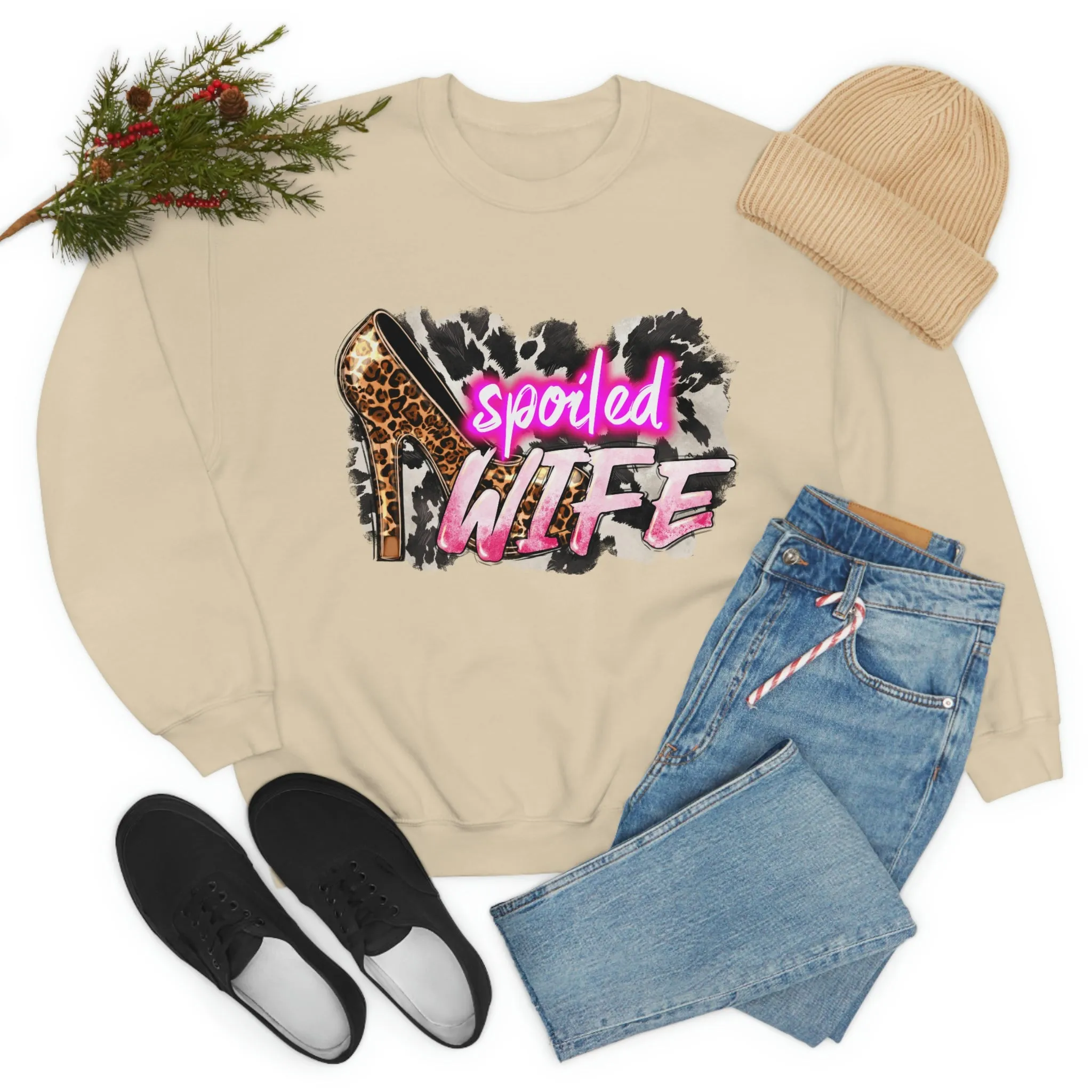 My Wife Is Spoiled Unisex Heavy Blend™ Crewneck Sweatshirt