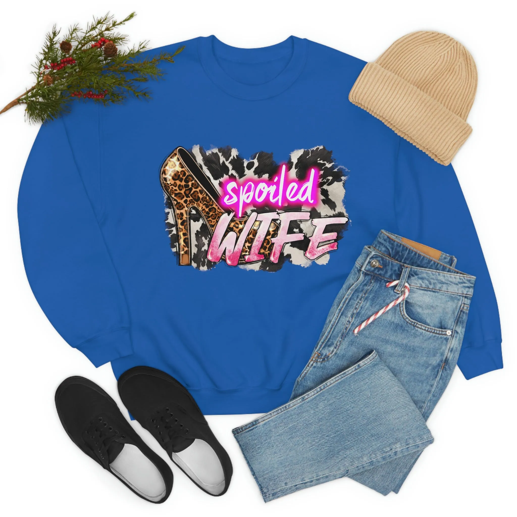 My Wife Is Spoiled Unisex Heavy Blend™ Crewneck Sweatshirt