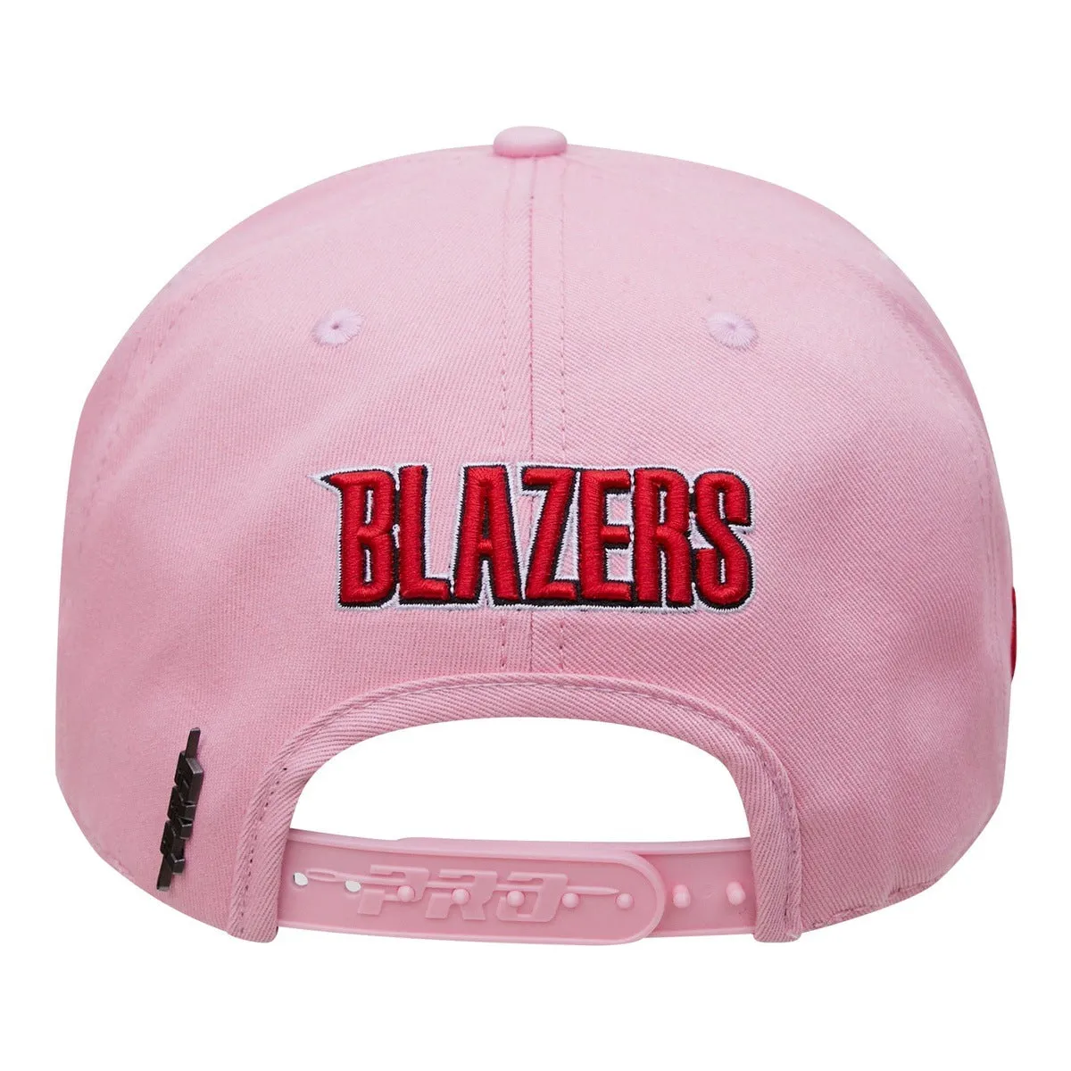 NBA PORTLAND TRAIL BLAZERS CLASSIC LOGO UNISEX SNAPBACK HAT (PINK)