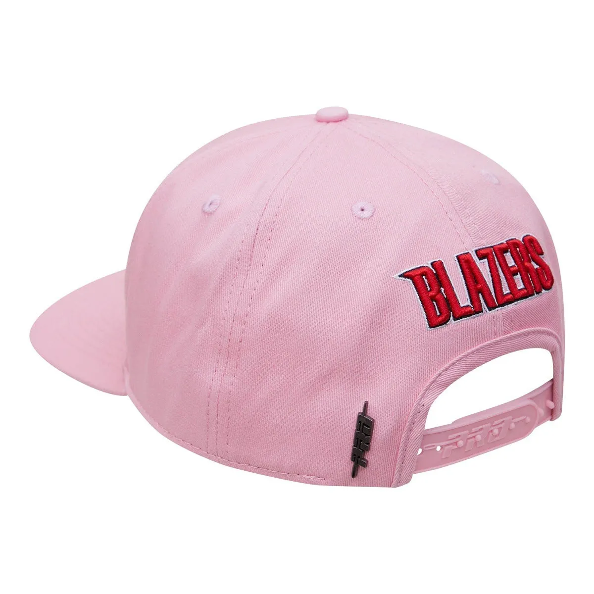 NBA PORTLAND TRAIL BLAZERS CLASSIC LOGO UNISEX SNAPBACK HAT (PINK)