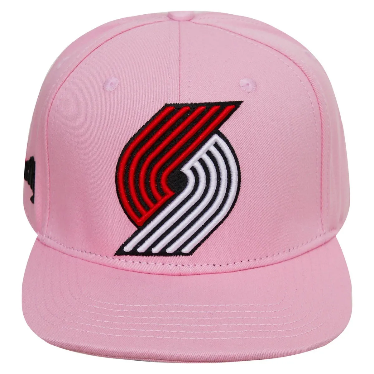 NBA PORTLAND TRAIL BLAZERS CLASSIC LOGO UNISEX SNAPBACK HAT (PINK)