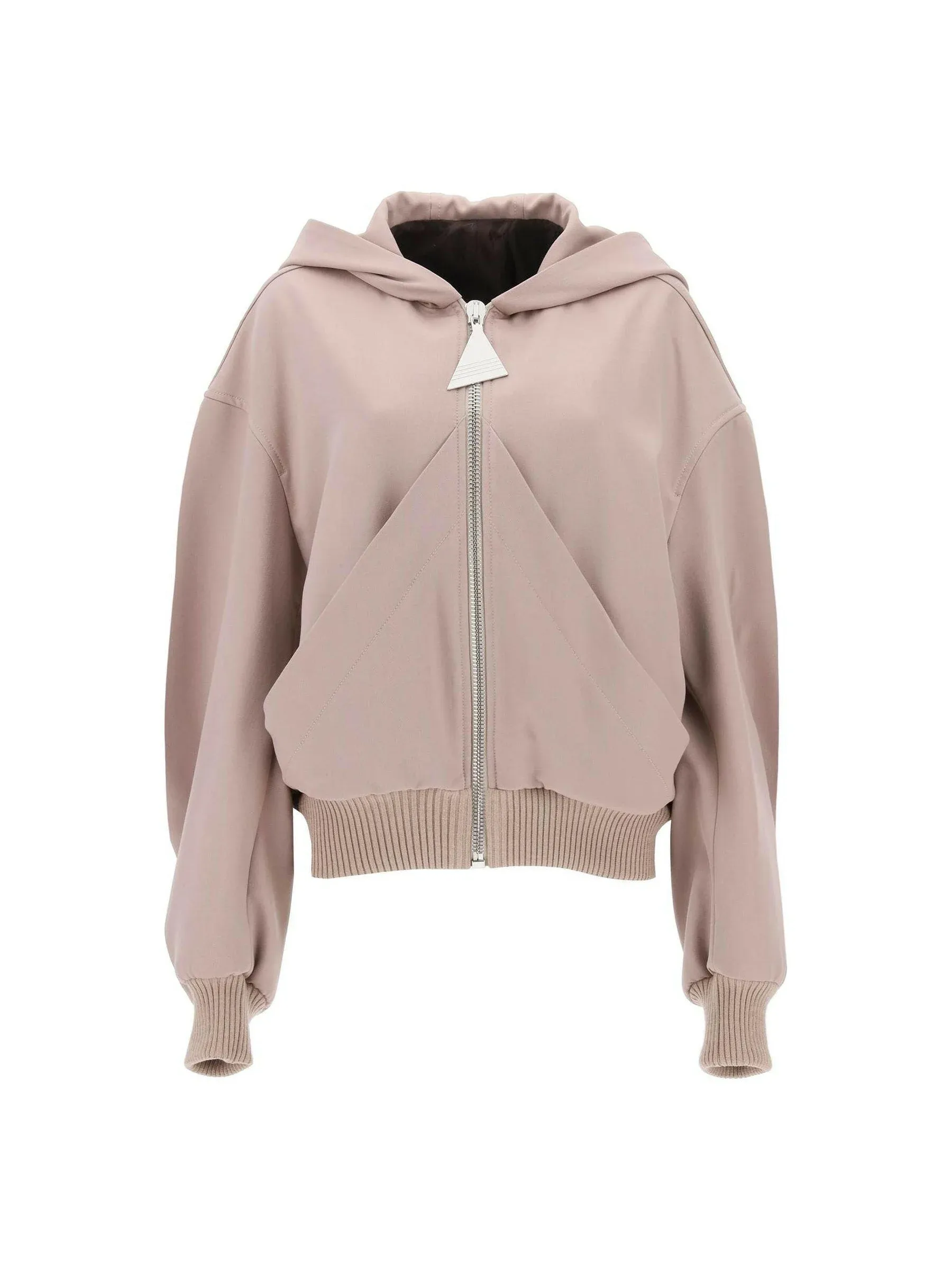 Oversized Hooded Bomber Coat