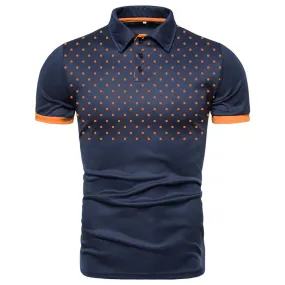 Pologize™ Alessandro Dotted Short Sleeve Polo Shirt