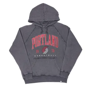 Portland Trail Blazers Foul Tro Soft Gray Hoodie