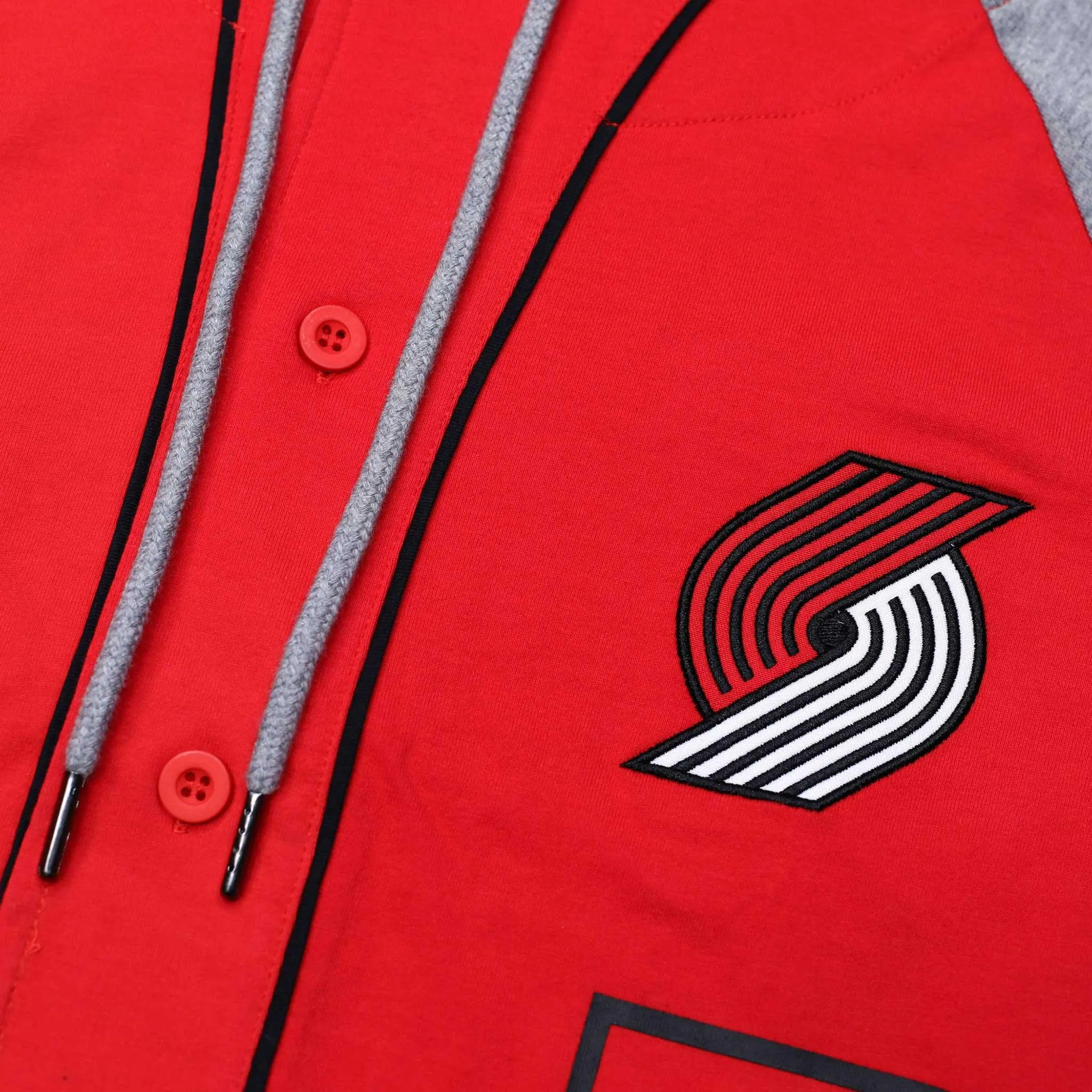 Portland Trail Blazers Logo Baseball Hoodie