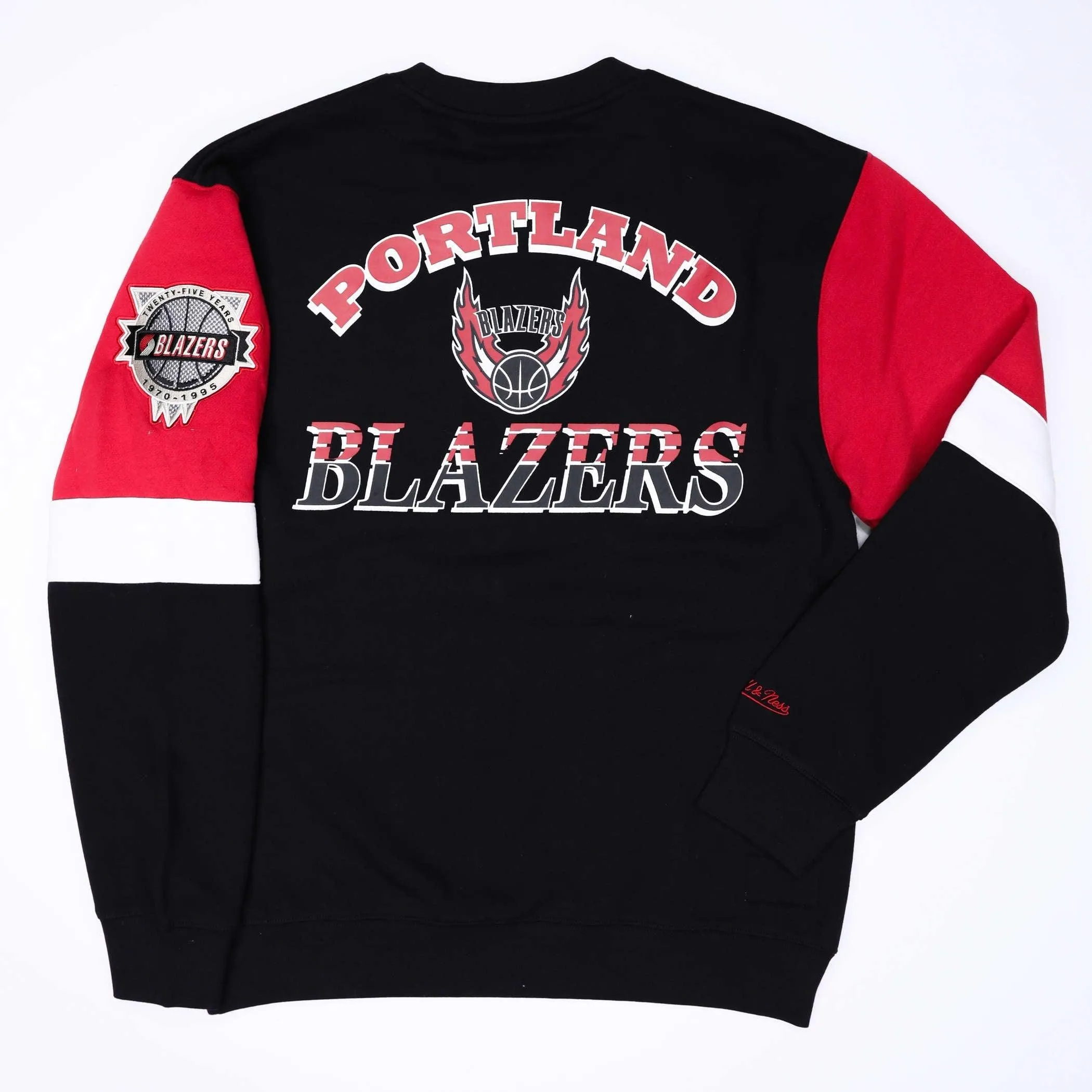 Portland Trail Blazers Mitchell & Ness All Over Crew 3.0