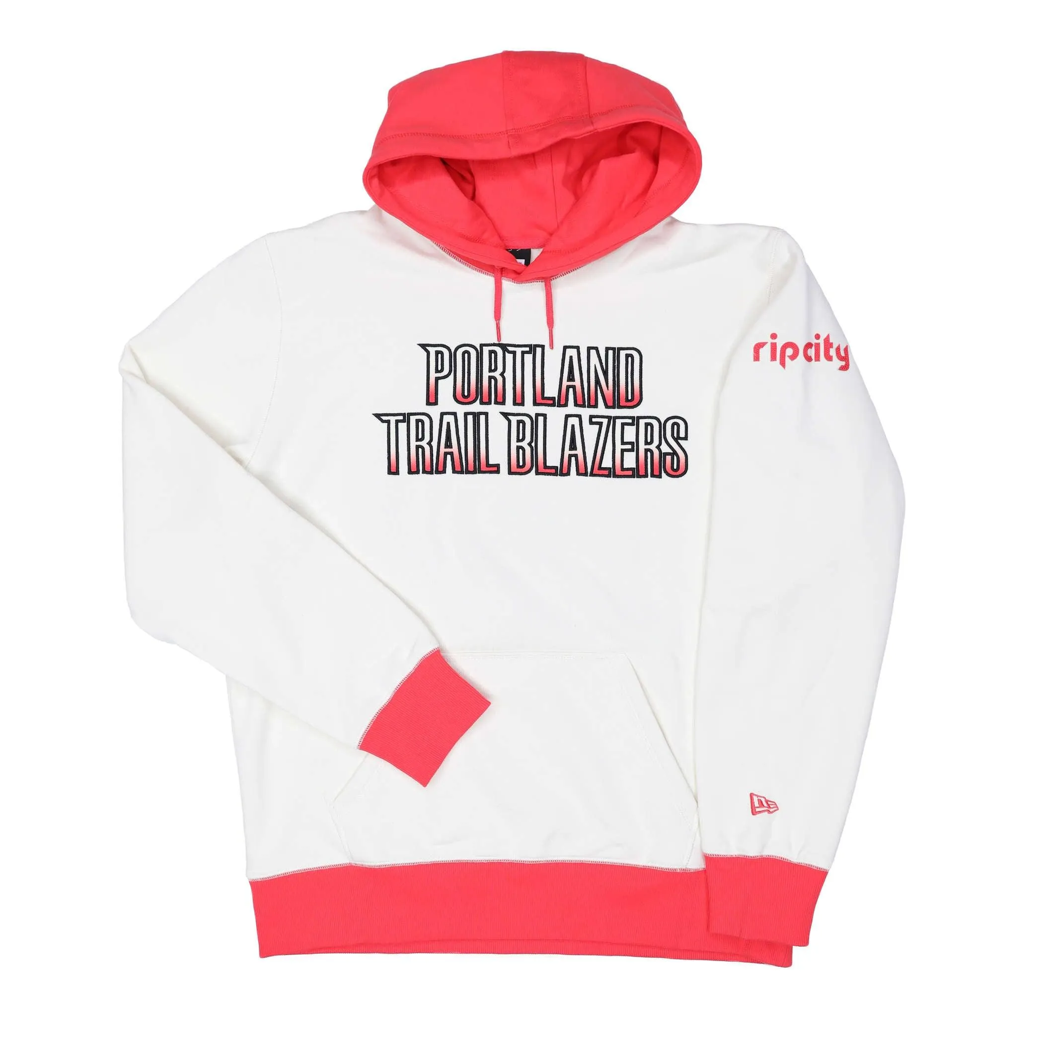 Portland Trail Blazers New Era Colorpack Gradient Wordmark Hoodie