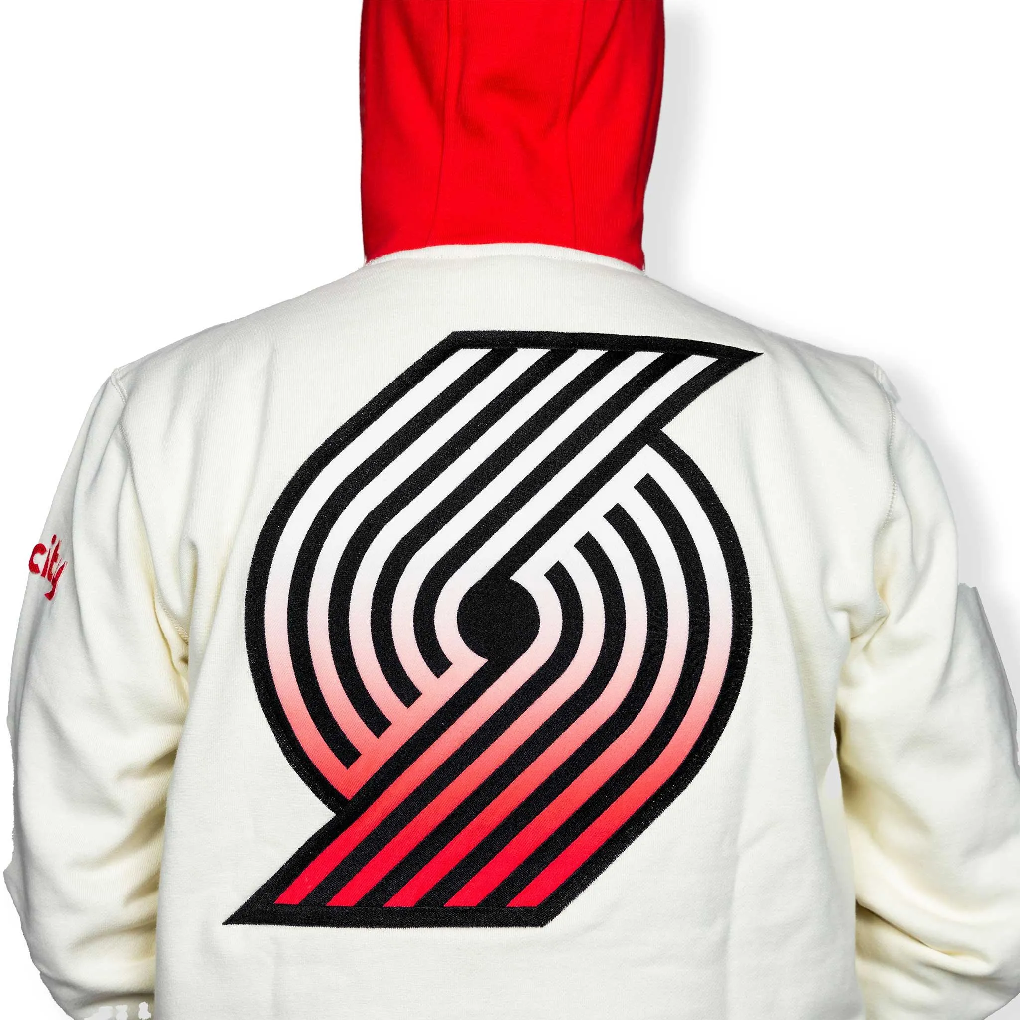 Portland Trail Blazers New Era Colorpack Gradient Wordmark Hoodie