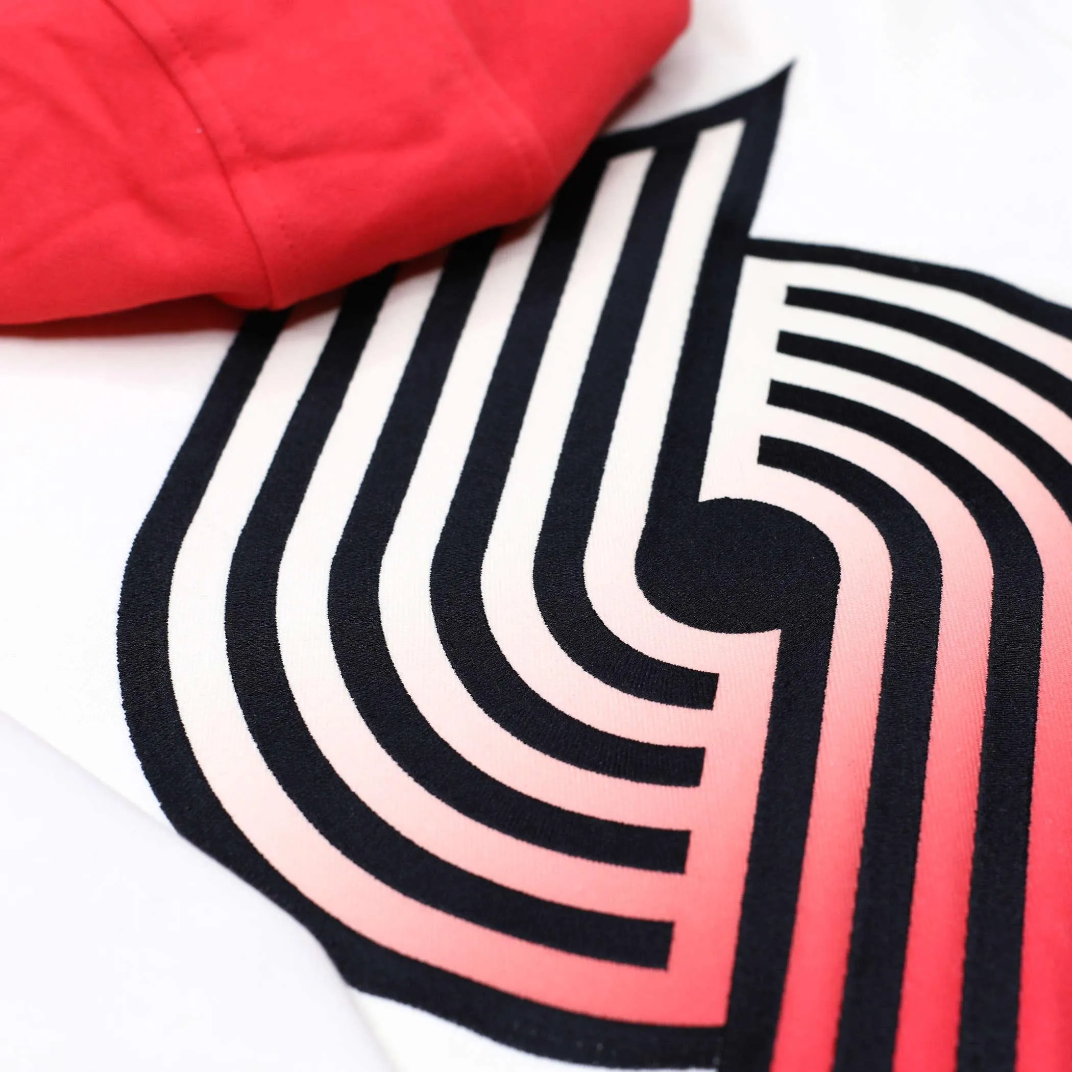 Portland Trail Blazers New Era Colorpack Gradient Wordmark Hoodie