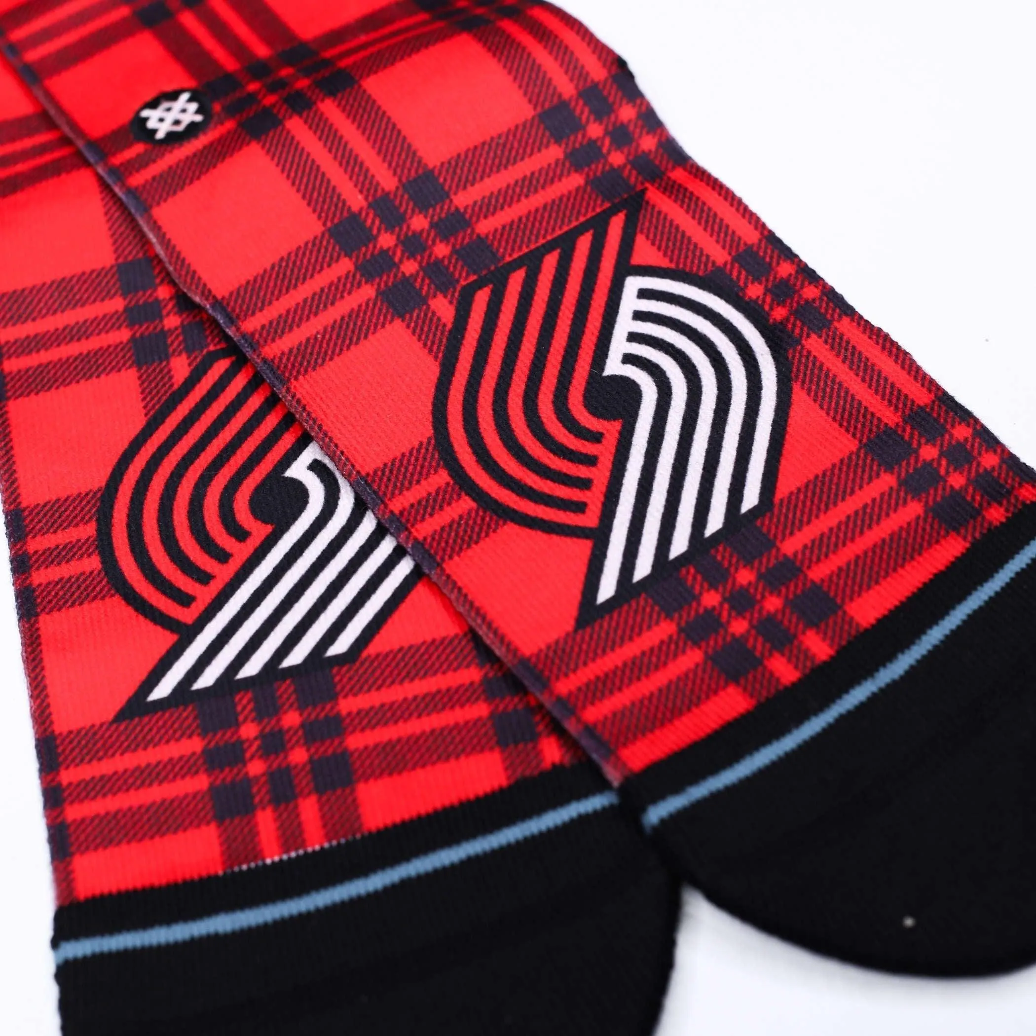 Portland Trail Blazers Stance Retro Plaid City Edition Socks