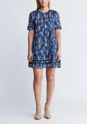 Risette Women’s Printed Dress in Navy - WD0039P